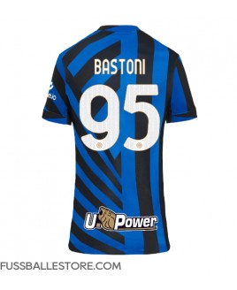 Günstige Inter Milan Alessandro Bastoni #95 Heimtrikot Damen 2024-25 Kurzarm